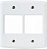 Emb Lux2 Placa Modular Branco 4x4 4p Tramontina - Imagem 1