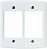 Emb Lux2 Placa Modular Branco 4x4 6p Tramontina - Imagem 1