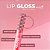 Lip Gloss Brilho Labial Bella Brazil Cor:Cristal / Transparente - Imagem 2