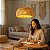 Luminária de Teto Lustre Pendente Bambu Luzza Malibu 35 Fio Preto - Imagem 9