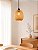 Luminária de Teto Lustre Pendente Bambu Luzza Maya 18 Fio Preto - Imagem 11