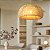 Luminária de Teto Lustre Pendente Bambu Luzza Malibu 43 Fio Branco - Imagem 4
