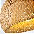 Luminária de Teto Lustre Pendente Bambu Luzza Malibu 43 Fio Branco - Imagem 6