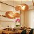 Luminária de Teto Lustre Pendente Bambu Luzza Honolulu 60 Fio Branco - Imagem 1