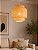 Luminária de Teto Lustre Pendente Bambu Luzza Cayman 40 Fio Branco - Imagem 9