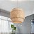 Luminária de Teto Lustre Pendente Bambu Luzza Cayman 35 Fio Branco - Imagem 9