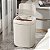 Lixeira Inteligente Yuna Square Sense 11L Bateria Recarregável Suporte Sacos Interno Branco Rosé Gold - Imagem 5