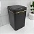 Lixeira Inteligente Yuna Mood Sense 13L Bateria Recarregável Suporte Sacos Interno Preto Dourado - Imagem 1