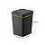 Lixeira Inteligente Yuna Mood Sense 13L Bateria Recarregável Suporte Sacos Interno Preto Dourado - Imagem 7