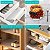 Forro Organizador Casa Attract para Gavetas Armário Cozinha Antiderrapante 1,50m x 60cm Transparente - Imagem 6