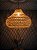 Lustre Rattan Luzza Gota - Imagem 1