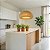 Lustre Bambu Luzza Malibu 45 Fio Branco - Imagem 6
