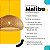 Lustre Bambu Luzza Malibu 45 Fio Branco - Imagem 2