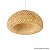 Lustre Bambu Luzza Malibu 45 Fio Branco - Imagem 3