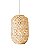 Lustre Bambu Luzza Nísio Fio Branco - Imagem 3