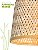 Lustre Bambu Luzza Sussurro Fio Branco - Imagem 8