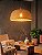 Lustre Bambu Bruma Fio Branco - Imagem 1