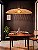 Lustre Bambu Luzza Austro Fio Branco - Imagem 4