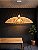 Lustre Bambu Luzza Austro Fio Branco - Imagem 1