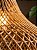 Lustre Rattan Luzza Gota Fio Branco - Imagem 8
