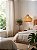 Lustre Rattan Luzza Gota Fio Branco - Imagem 6