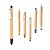 Caneta Esferográfica em bambu com ponteira touch - Imagem 2