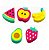 BORRACHA DECORADA CIS FANTASIA MINI FRUTAS (S) POTE-20 55.3410 - SERTIC - Imagem 1
