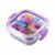 BORRACHA DECORADA MINI DONUTS LANCHEIRA C/4 (S) UNIDADE 345156 - TILIBRA - Imagem 1