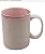 Caneca Mármore Rosa de Porcelana Resinada (325ml) - Imagem 2