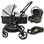 Conjunto Travel System com Base Tradicional Nomad Grafite - Kiddo - Imagem 1