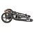 Conjunto Travel System Cinza Chumbo Trek com base tradicional - Kiddo - Imagem 9