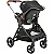 Conjunto Travel System Speedy Melange Grafite com Base Tradicional Kiddo - Imagem 7