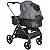 Conjunto Travel System Speedy Melange Grafite com Base Tradicional Kiddo - Imagem 3
