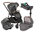 Combo Travel System Versatrax E Trio e base Isofix - Cycle Shell Gray Joie - Imagem 1