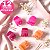 kit com 12 unidades de Presilha Piranha Pequena Prender Cabelo Penteado cores variadas EQZG7THLA - Imagem 3