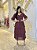 Vestido Chiffon Poá - Marsala - Imagem 2