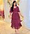 Vestido Chiffon Poá - Marsala - Imagem 1
