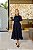 Vestido Midi em Guipir com Veludo - Imagem 1