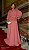 Vestido Longo em Chiffon Rose - Imagem 1