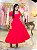 vestido vermelho alfaitaria - Imagem 4
