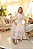 Vestido Midi em Chiffon com Babados e Renda - Imagem 3