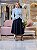 CONJUNTO CAMISA e SAIA MIDI - Imagem 1