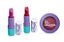 QDB Batom Cremoso: 01 Rosa Radiante 3,5g + 01 Batom Lilás 3,5g + 01 Blush Cremoso Coral Cativante Divertida Make! 2,3g - Imagem 2