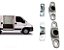 KIT BATENTE FEMEA MACHO PORTA  CORRER LATERAL DUCATO BOXER 1358687080 -1312924080 - Imagem 1