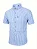 Camisa Masculina Xadrez Azul e Branco - Imagem 1