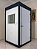 Cabine Estúdio Premium OSB MOSAICO - 1,00 x 1,00 x 2,00 Medida Externa: (C X L X A) - Imagem 3