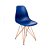 Cadeira de Cozinha Eames Cobre e Azul Marinho - Imagem 5