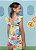 Conjunto Chapeuzinho confort estampado para meninas - Imagem 2