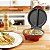 Omeleteira Vermelha com Revestimento Marmorizado 750W Fun Kitchen - 127v - Imagem 3
