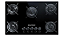 Cooktop 5 bocas Brastemp com grades piatina e acendimento automático BDD75AE - BIVOLT - Imagem 1